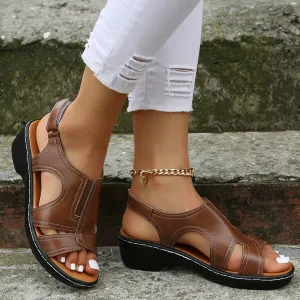 Women’s Chunky Heel Sandals with Ankle Strap