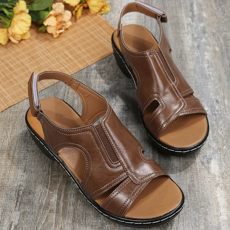 Women’s Chunky Heel Sandals with Ankle Strap