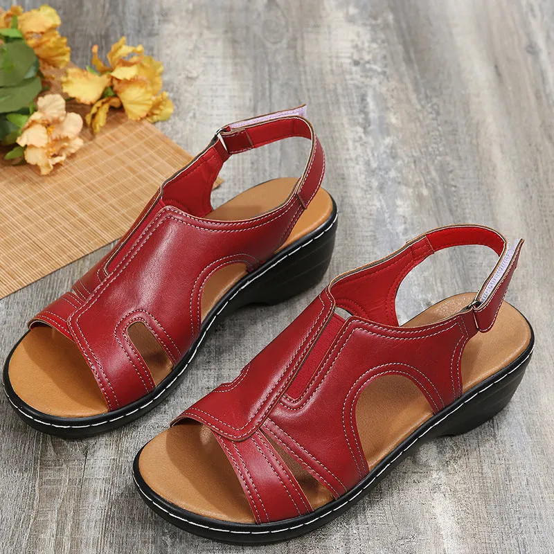 Women’s Chunky Heel Sandals with Ankle Strap