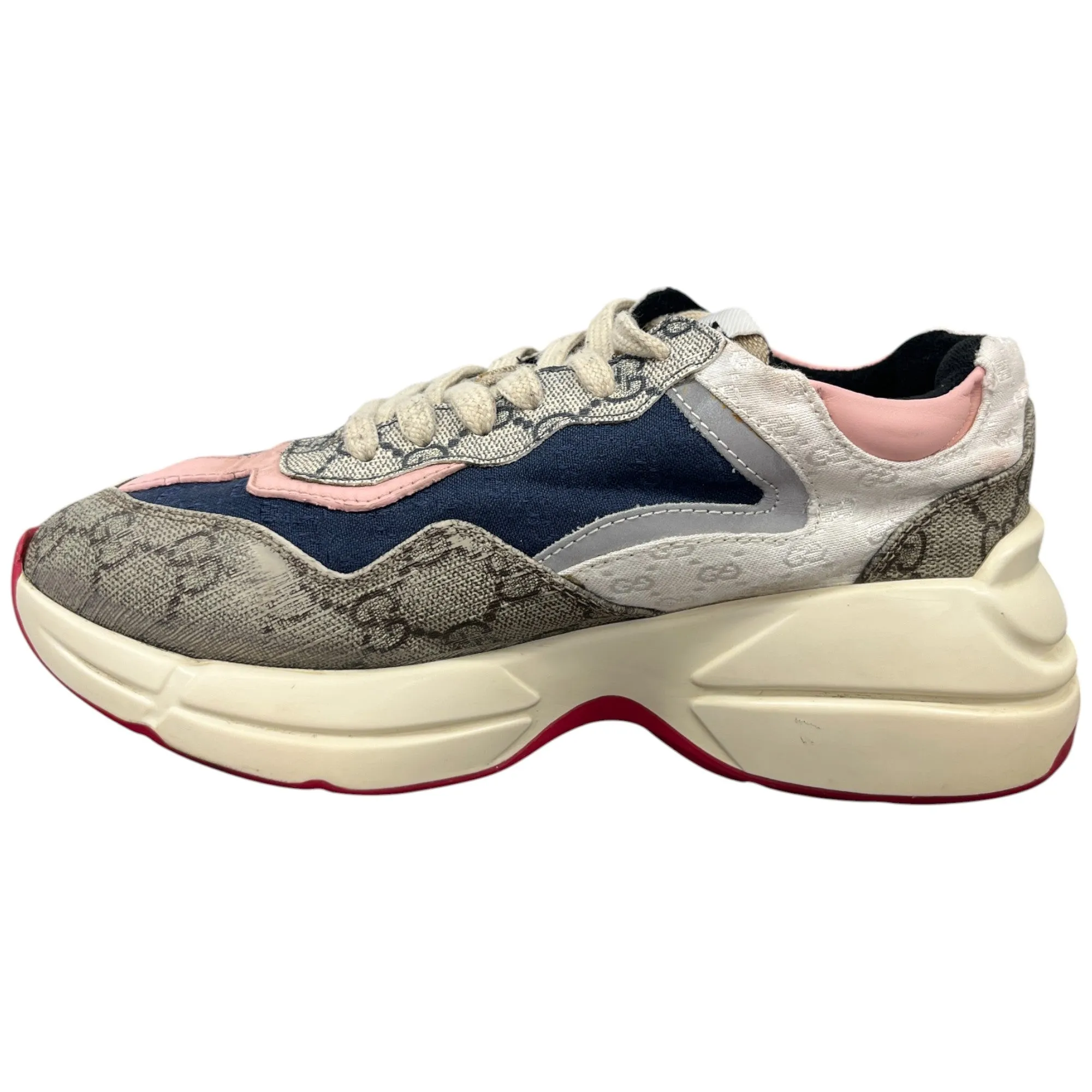 Women's Gg Rhyton Low Trainers Beige Size EU 35 / UK 2