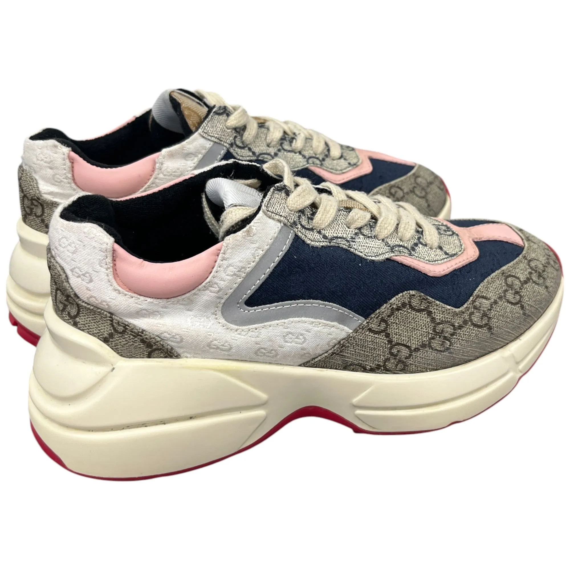 Women's Gg Rhyton Low Trainers Beige Size EU 35 / UK 2