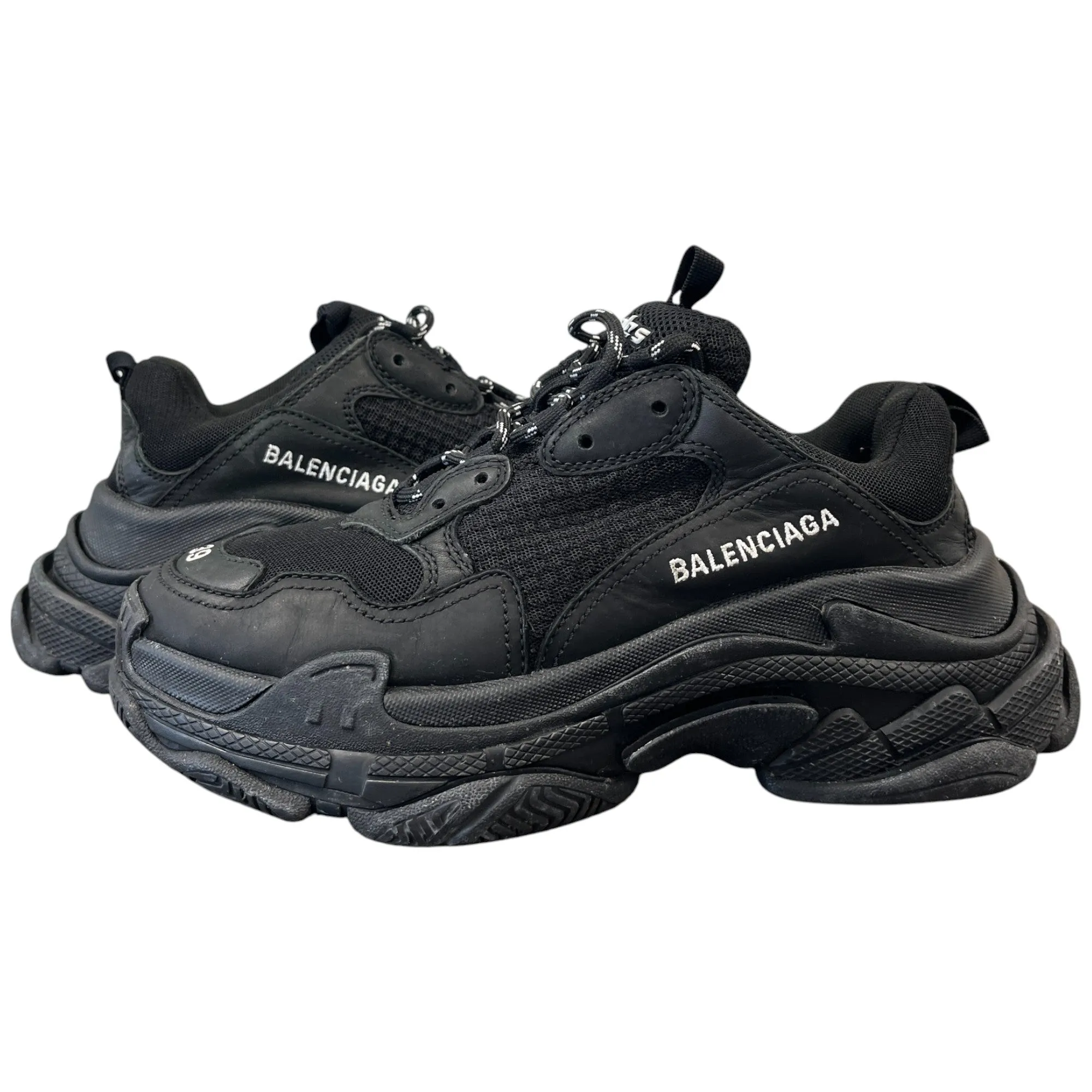Women's Triple S Low Trainers Black Size EU 39 / UK 6