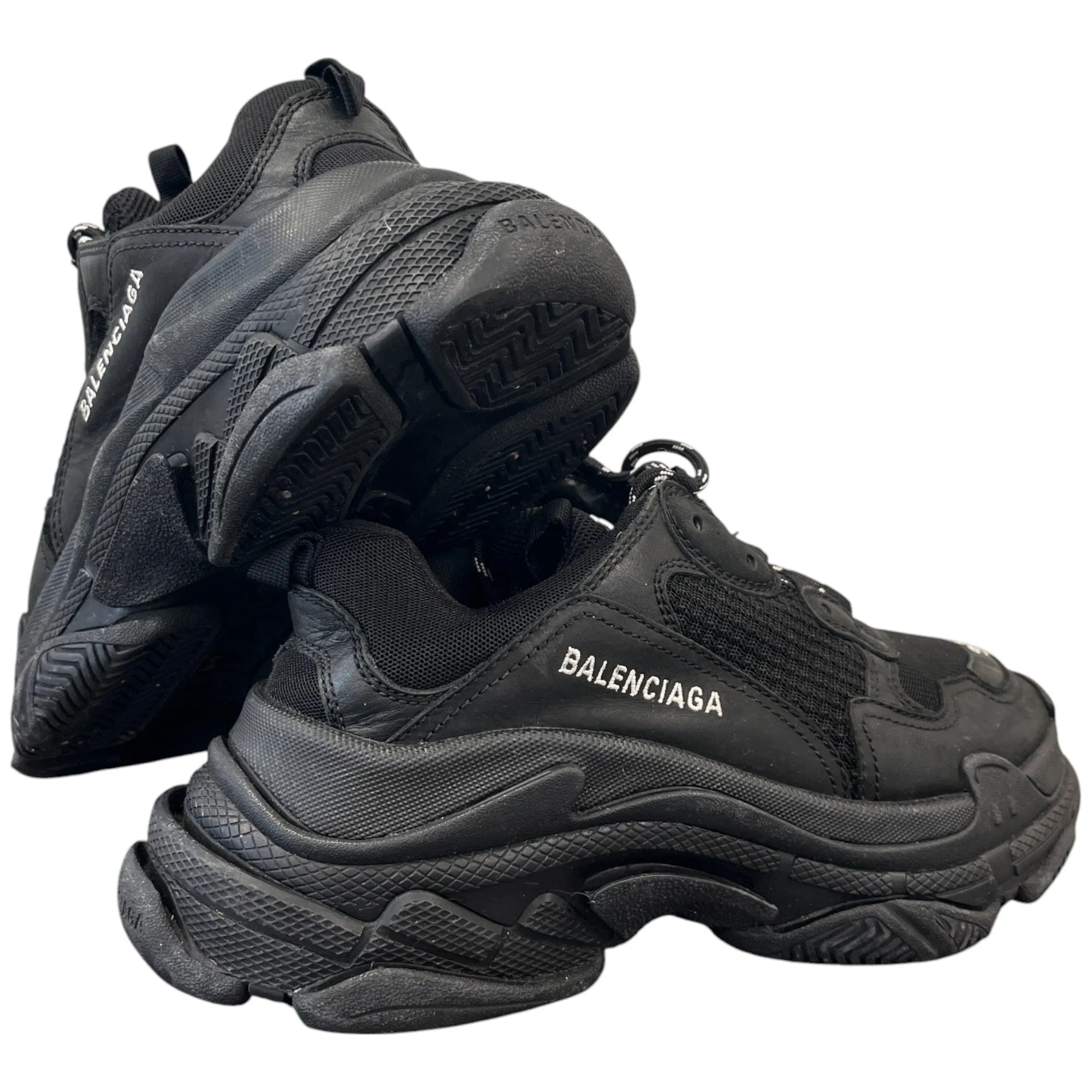 Women's Triple S Low Trainers Black Size EU 39 / UK 6