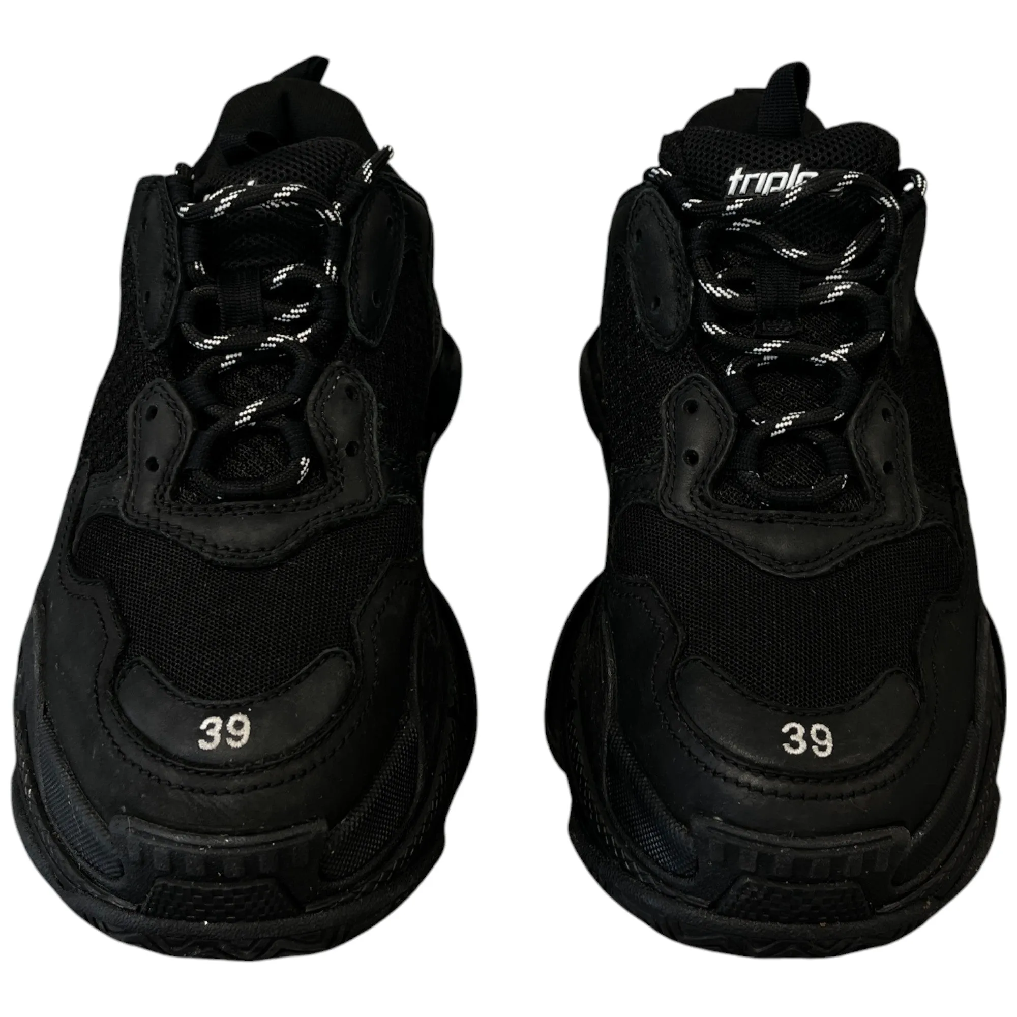 Women's Triple S Low Trainers Black Size EU 39 / UK 6